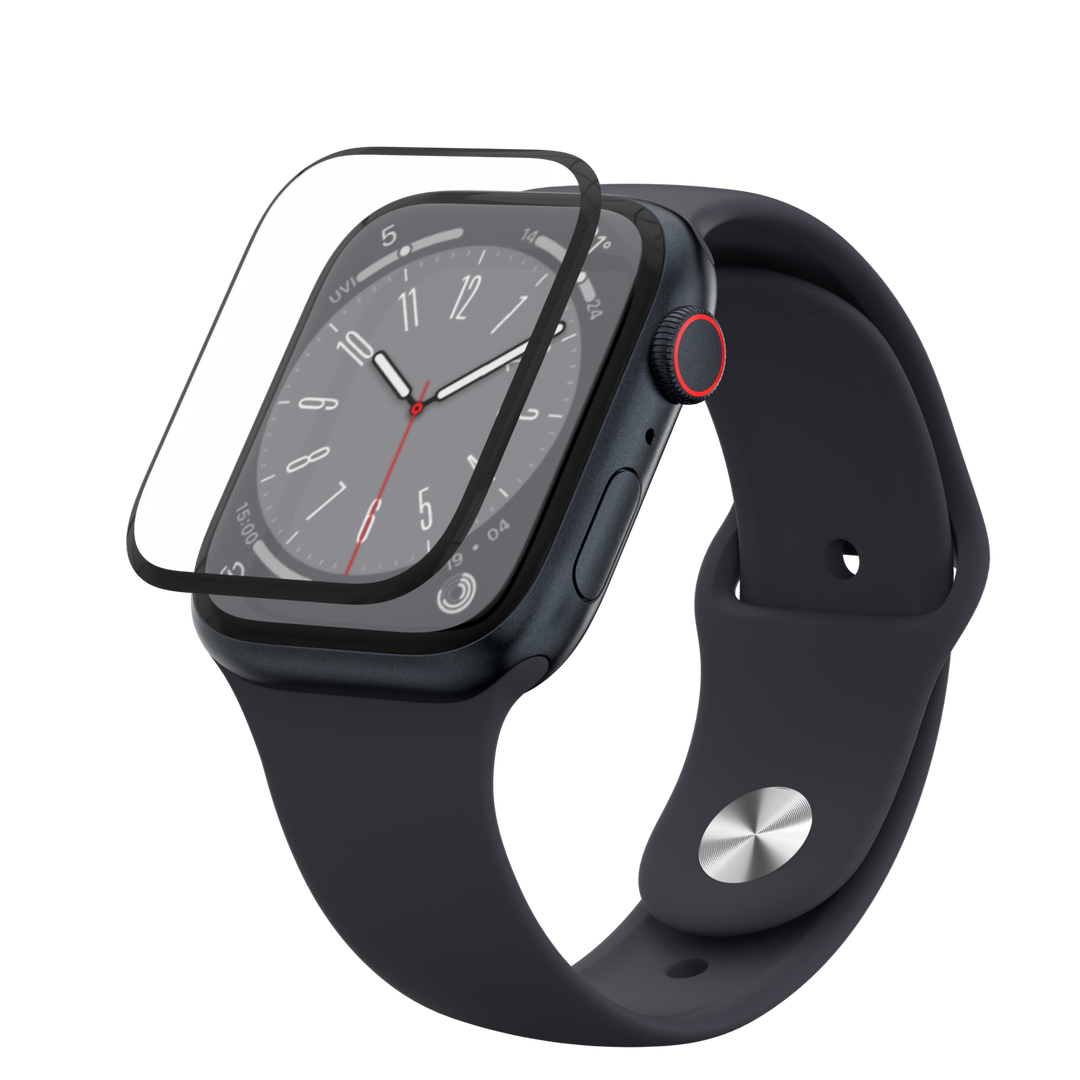 Protector pantalla mageasy smart watch hybrid glass kit de intalacion 41 mm apple transparente