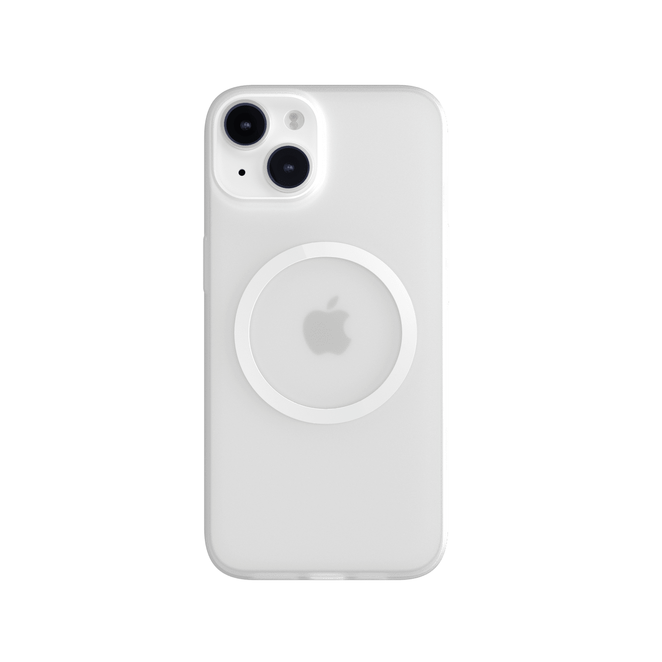 Estuche transparente switcheasy slim gravity m ultra magnetic 2022 apple iphone 14 plus color blanco / transparente