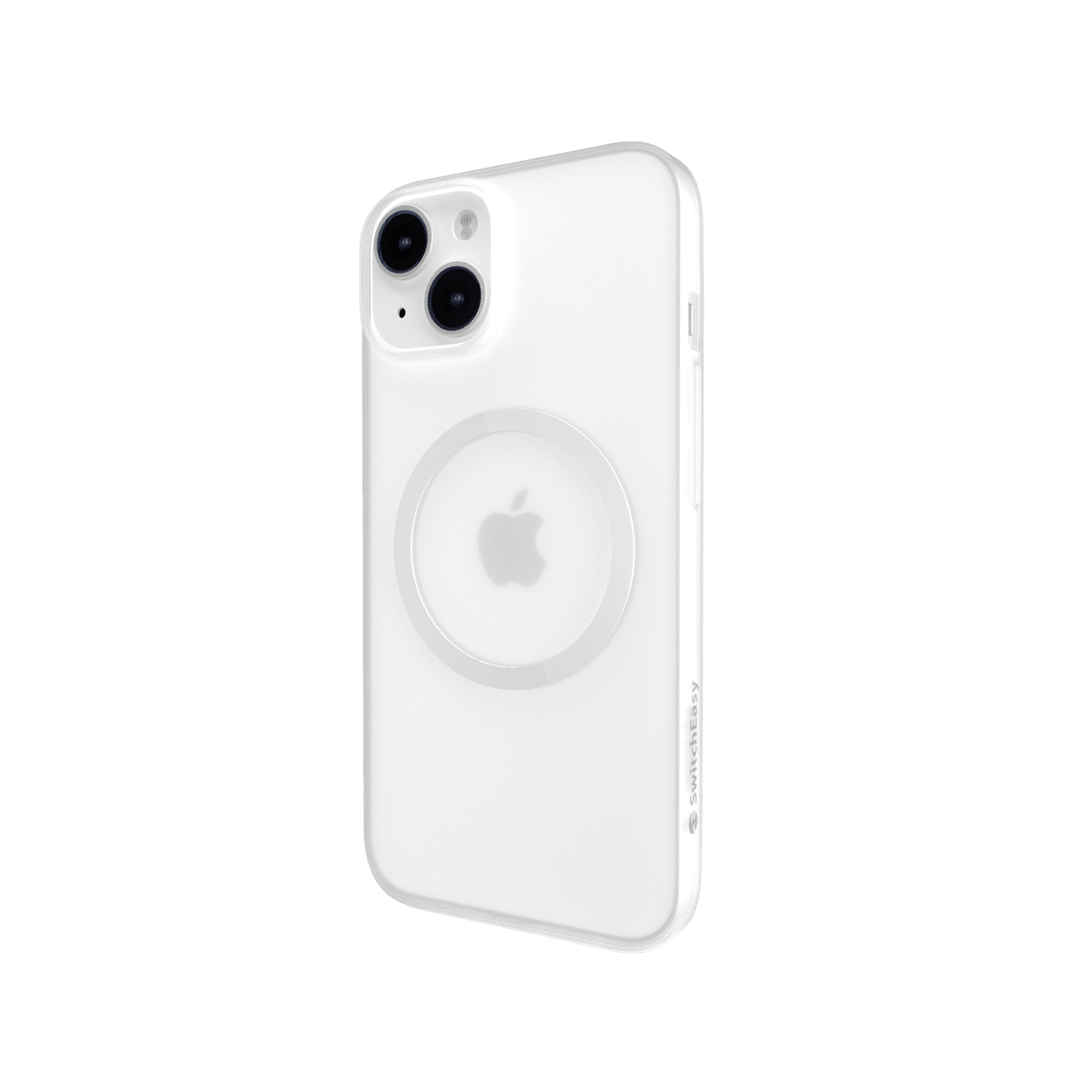 Estuche transparente switcheasy slim gravity m ultra magnetic 2022 apple iphone 14 plus color blanco / transparente
