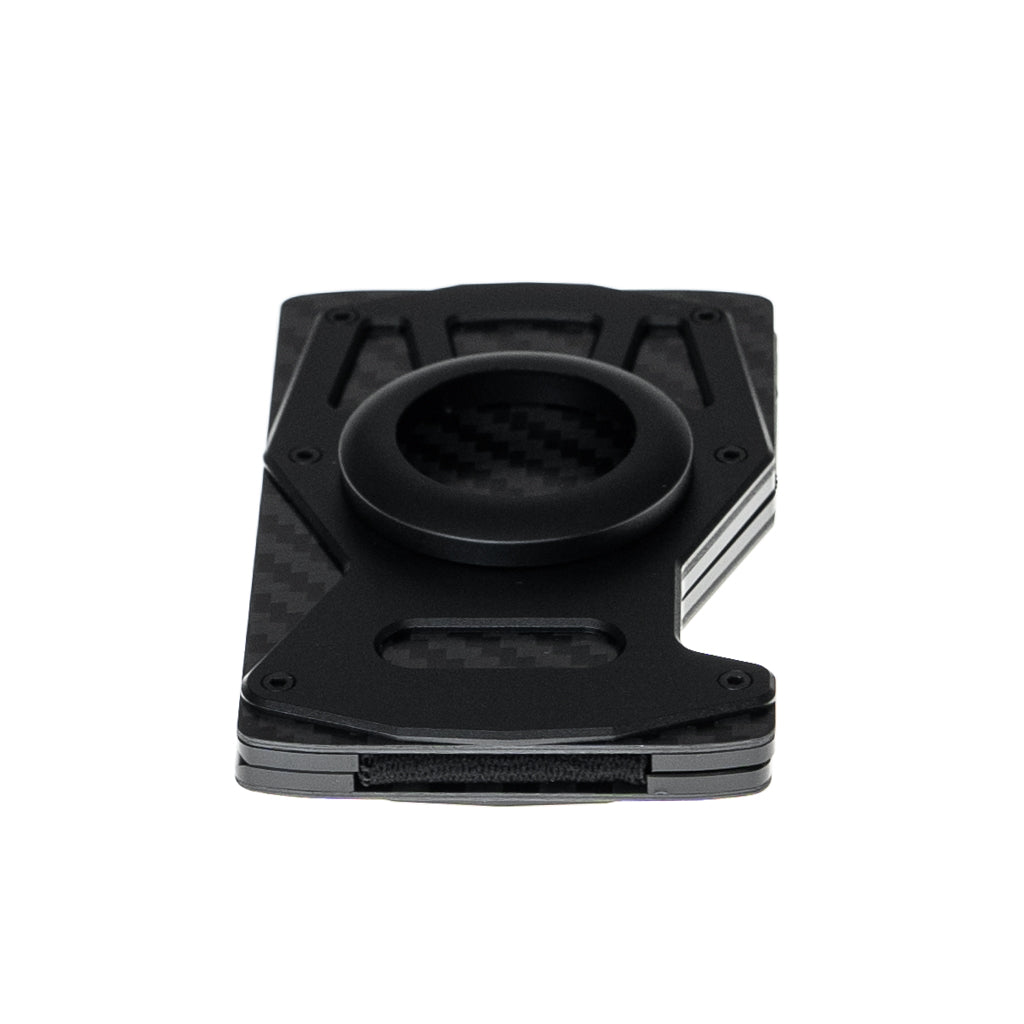Accesorio el rey wallet clip y airtag 10 a 15 tarjetas fibra carbon