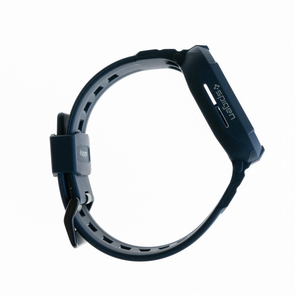 Estuche spigen rugged armor pro (bumper y pulsera) 40 mm 41 mm color azul