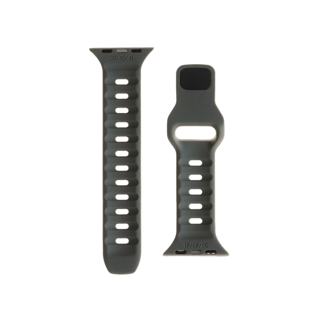 Estuche spigen pulsera sport strap 38 mm 40 mm 41 mm color verde ceniza