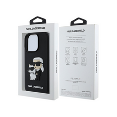 Funda Karl Lagerfeld HC 3D Goma para iPhone 16 Pro Max Negro  Shop name