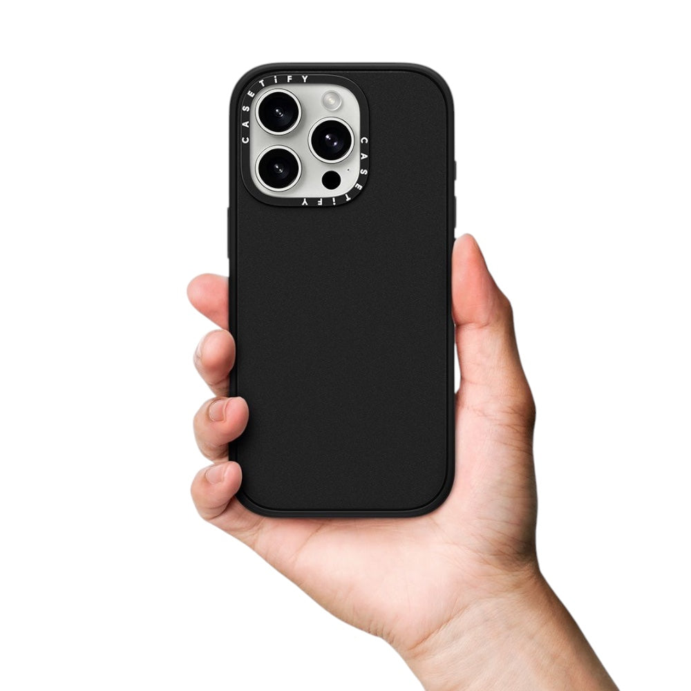 Casetify impact con magsafe iphone 15  color negro
