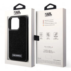 Estuche Karl Lagerfeld Funda Dura PC TPU Para Iphone 15 Pro Negro Portatarjetas  Shop name