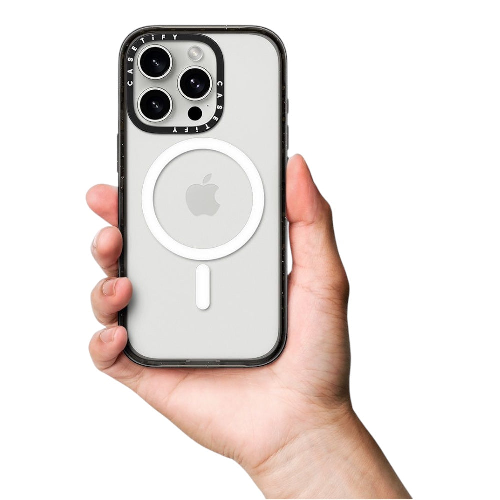 Casetify Impact MagSafe Funda Para iPhone 16 Pro Max Transparente Con Marco Negro  Shop name