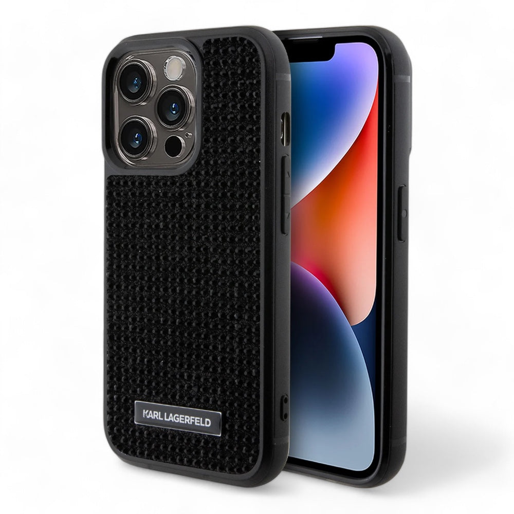 Estuche Karl Lagerfeld Funda Dura PC TPU Para Iphone 15 Pro Negro Portatarjetas  Shop name